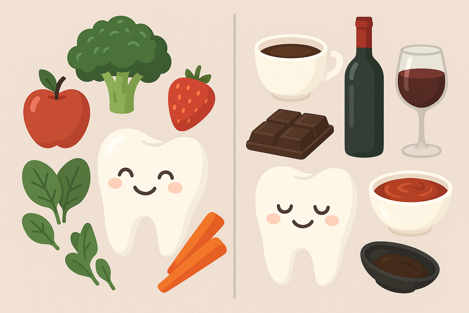 natural foods that whiten teeth and what foods to avoid illustration