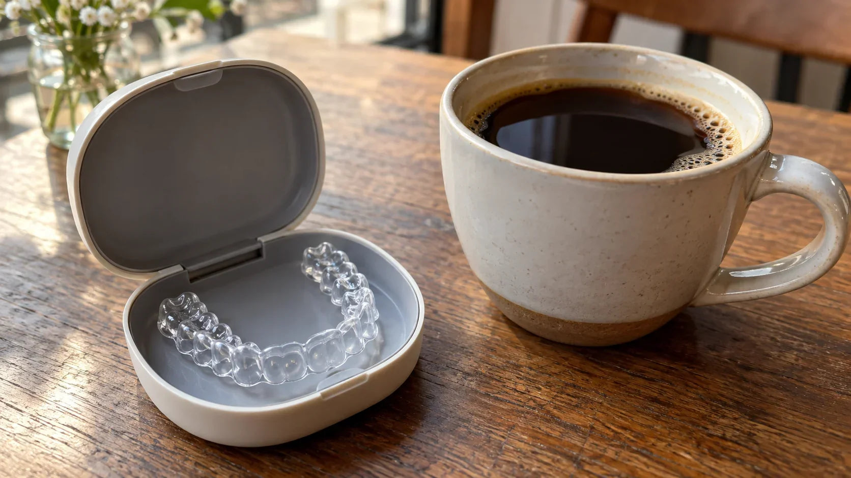 Can You Drink Coffee With Aligners? What's Safe to Sip